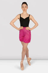 Bloch D5502G Girls Trash Bag Shorts Ripstop Raspberry Front