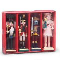 Nutcracker Ornaments (Set of 4) - Dasha Designs 6072