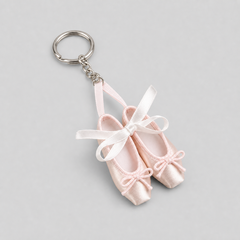 Fresh Ballet Pointe Shoe Keychain – mini ballet shoe bag charm