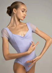 Mesh Cap Sleeve Adult Leotard - Effie