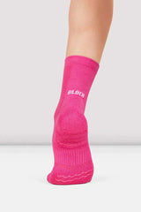 Dance Socks - Blochsox Crew Length Hot Pink 2
