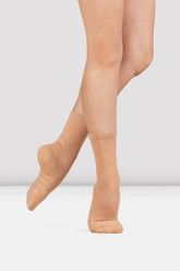 Blochsox Dance Socks Crew Length Sand