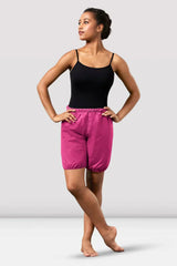 Bloch DD5502 Ladies Trash Bag Shorts Ripstop Raspberry Front