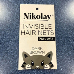 Nikolay Invisible Hair Nets - 3 Pack