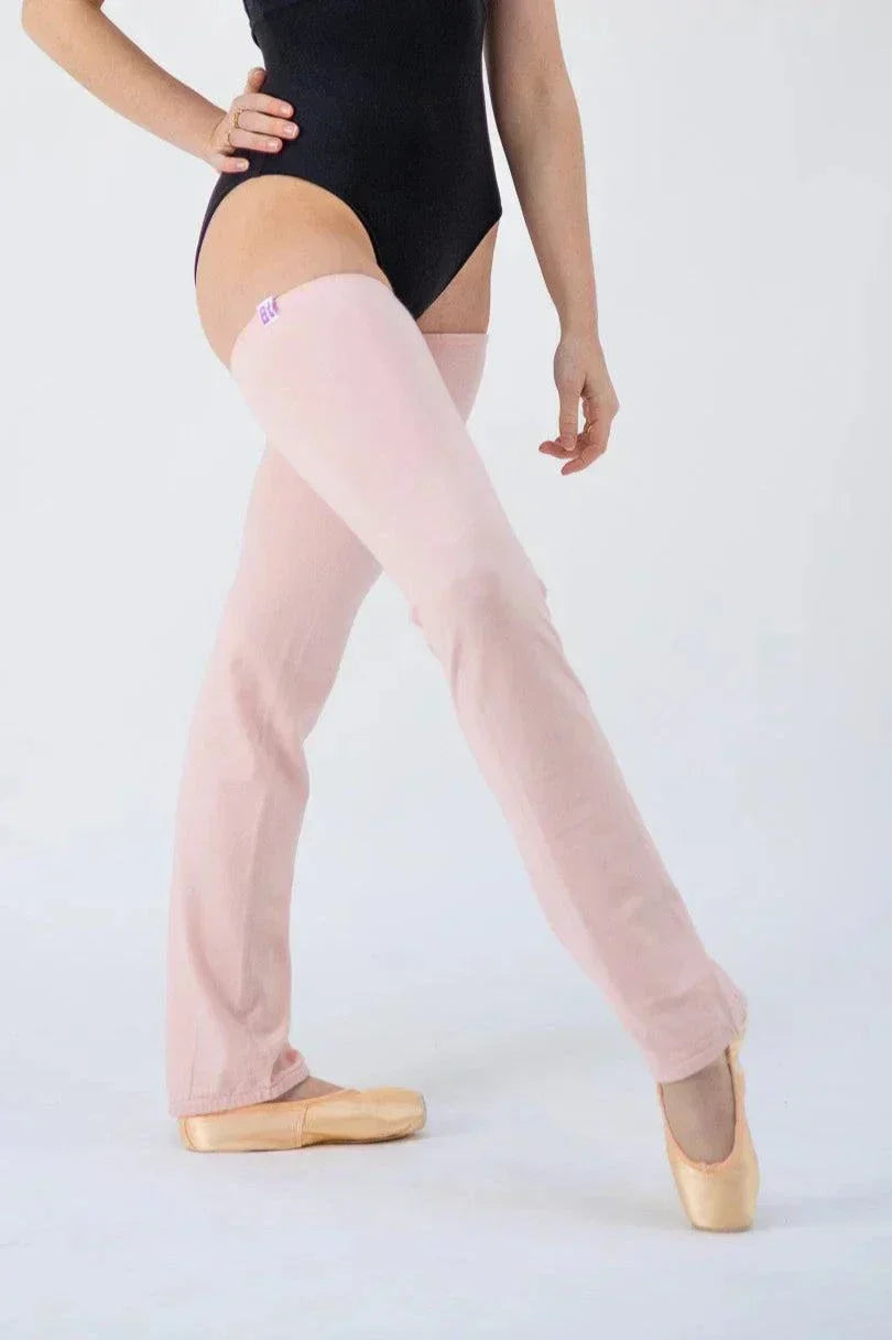 Leg Warmers | Barre Trash Thigh-High Dance Warm-Ups Texas Dance Supply Ballerina Pink