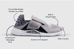 Ance Recovery Sneakers Grey Side 3