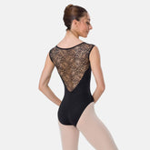 So Danca SL208 Mirielle Adult Cap Sleeve Leotard with Lace Back