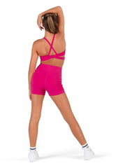 Bloch Z55763G Two Step crop top electric