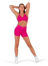 Bloch Z55763G Two Step crop top electric