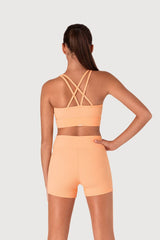 Bloch D55768G Rib Striker Shorts Child Apricot