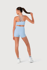 Bloch Z55772G Rib Striker crop top icicle blue