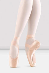 Bloch Eurostretch European Balance pointe shoes with stretch satin and split sole