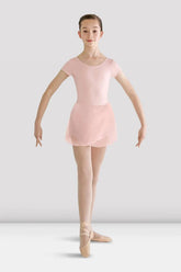 Bloch Girls Prisha short sleeve skirted leotard dress for ballet