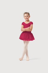 Bloch girls tank tutu dress with glitter tulle skirt and cap sleeves