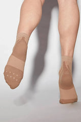 Jo+Jax Core Compression Socks – crew dance socks with targeted compression and traction pads