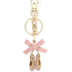 Ballet Shoe Keychain with Bow - Dasha Designs 2826