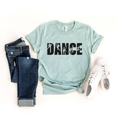 Olive And Ivory Wholesale Dance Word | Short Sleeve Graphic Tee
