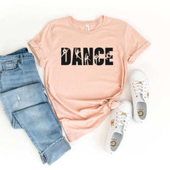 Olive And Ivory Wholesale Dance Word | Short Sleeve Graphic Tee