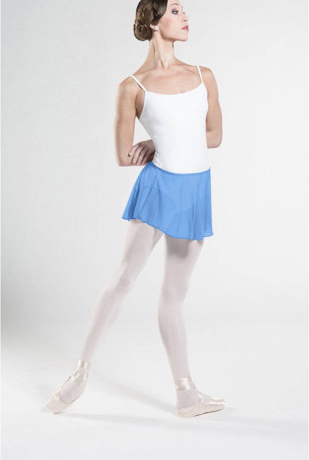 Adult Daphne Mesh Ballet Skirt - Wear Moi Dance Skirt French Blue