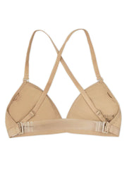 Deep Neck Clear Back Bra Undergarments Capezio