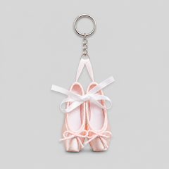 Fresh Ballet Pointe Shoe Keychain – mini ballet shoe bag charm