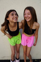 Kids Shorts - Flutter Skort Bottoms Trendy Trends Light Pink