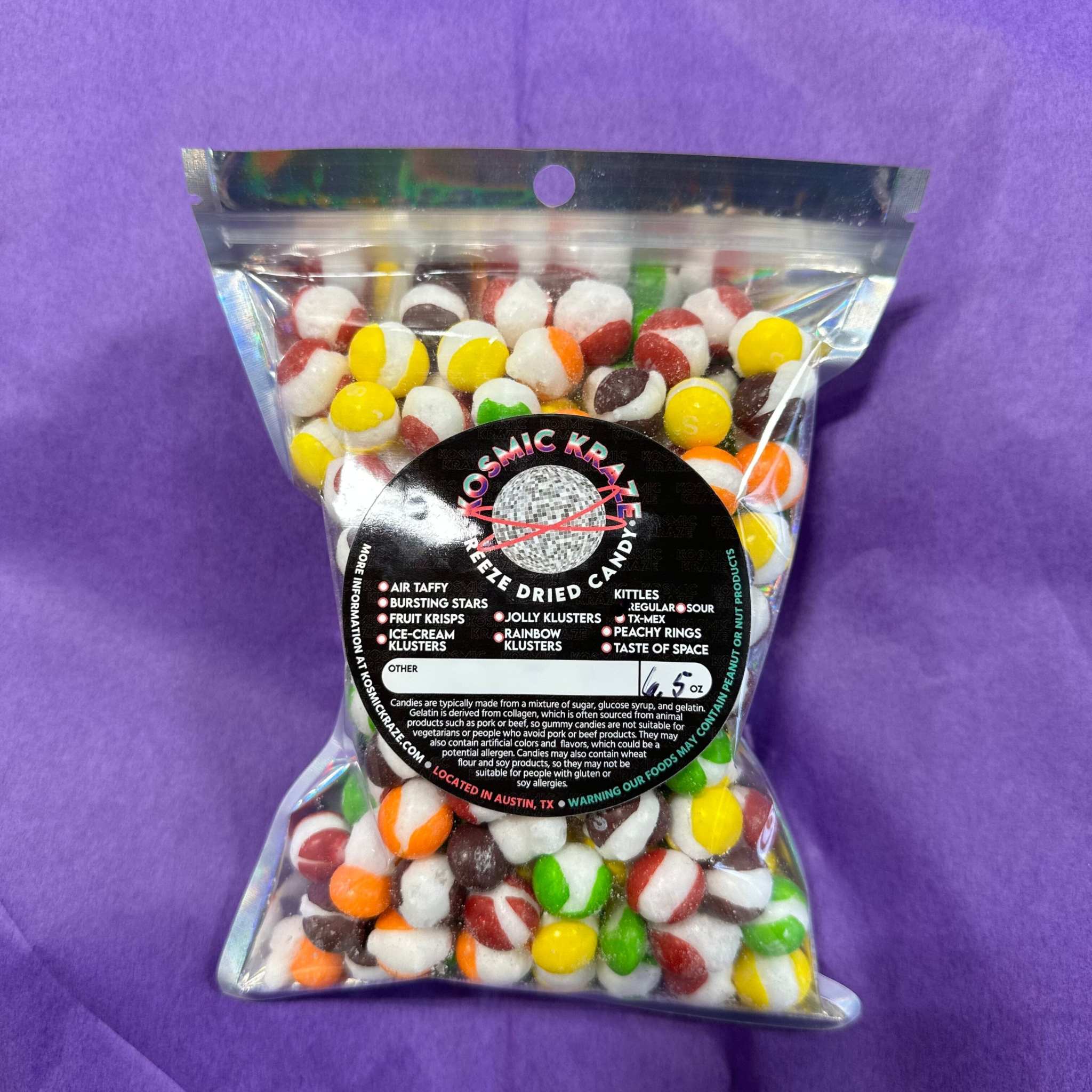 Freeze-Dried Candy Snacks Kosmic Kraze Kittles 