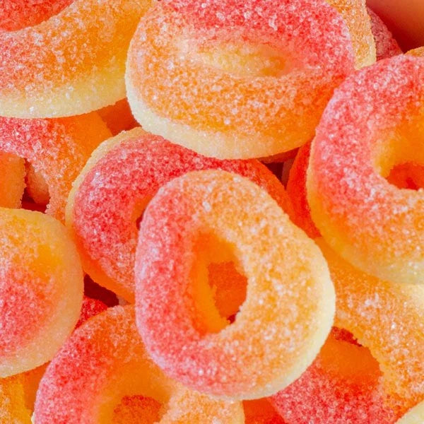 Freeze-Dried Candy Snacks Kosmic Kraze Peachy Rings 