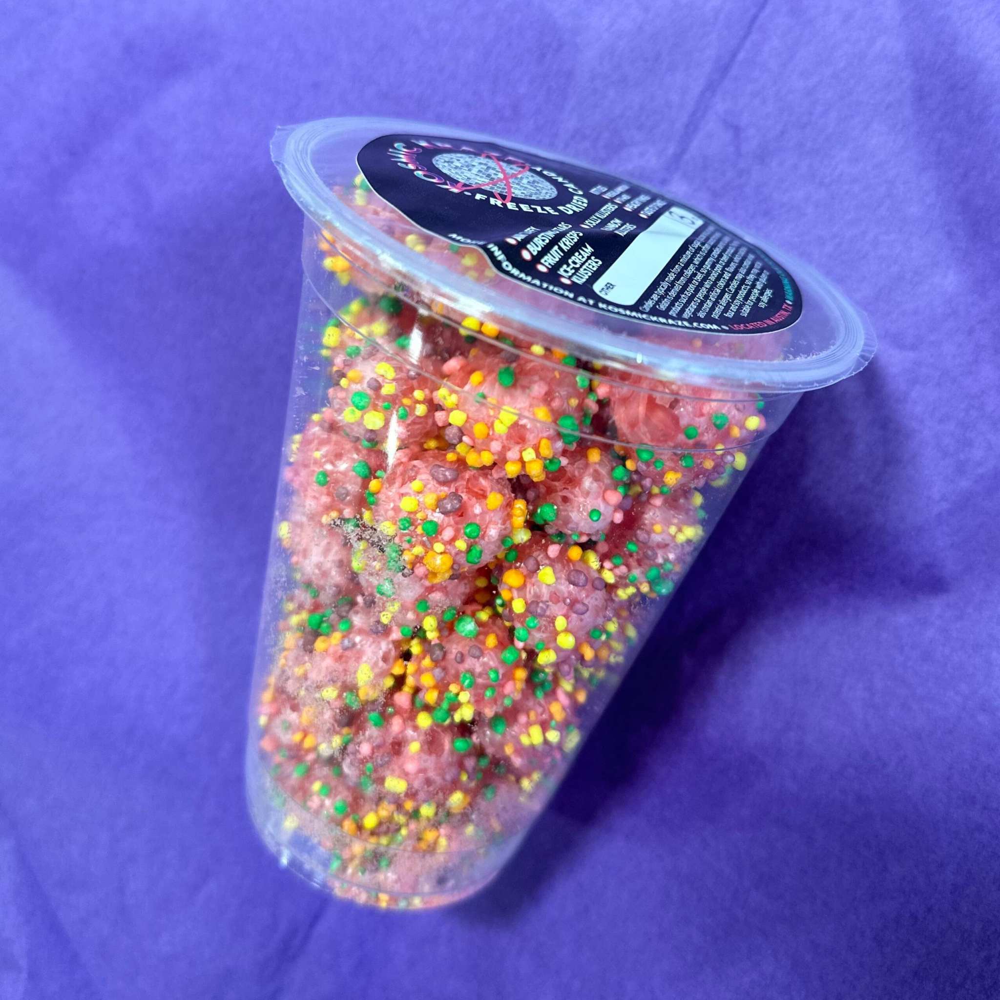 Freeze-Dried Candy Snacks Kosmic Kraze Rainbow Klusters 