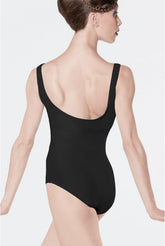 Womens Galate Tank Leotard Ballet Dance Wear Moi Fashion Pinch Front Black