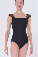 Womens Gemma Leotard - Wear Moi Fashion Dance Ballet Black Bronze