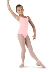 Girls Basic Round Neck Tank Leotard Leotards Bloch Child 2-4 Light Pink