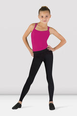 Girls Jeannie Basic Legging Bottoms Bloch Child 4-6 Black