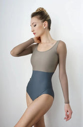 Illusion Adult Leotard Leotards Jule Dancewear Adult XS Dust+Charcoal
