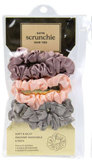 Lindo Satin Scrunchie Hair Ties (6pcs/set) - Small Size Hair Accessories Lindo