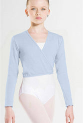 Menuet Ballet Wrap Top Cross Over Wear Moi Sky