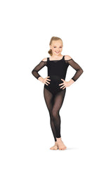 Meshie Crop Top Tops Jule Dancewear