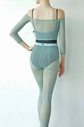 Meshie Tights Tops Jule Dancewear Adult XS Seafoam