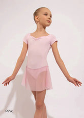 Nikolay camisole dance dress for child with cap sleeves and double-V back