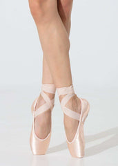 Nikolay StreamPointe ballet pointe shoes with wide platform and elasticated binding