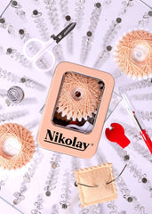 Compact premium sewing kit with needles scissors and thread