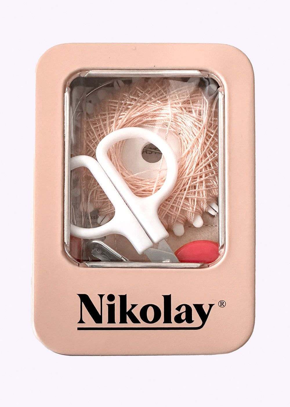 Premium sewing kit with needles scissors and thread for dancers