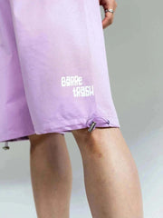 Light purple rehearsal pants for dancers with tapered legs