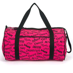 Street Dance Duffle Bags Dasha Designs Hot Pink