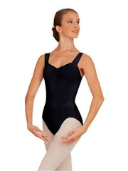 Adult Wide Strap Leotard Leotards Capezio Adult XS Black