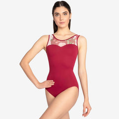 Só Dança "Chiara" Adult Flower Mesh Leotard