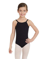 Child Camisole Leotard with Adjustable Straps Leotards Capezio Child S Black