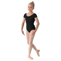 Child Cap Sleeve Leotard Leotards Mirella Child 2-4 Black