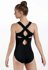 Child Clover Cutout Tank Leotard Leotards Balera Child M Black