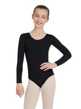 Child Long Sleeve Leotard Leotards Capezio Child T Black